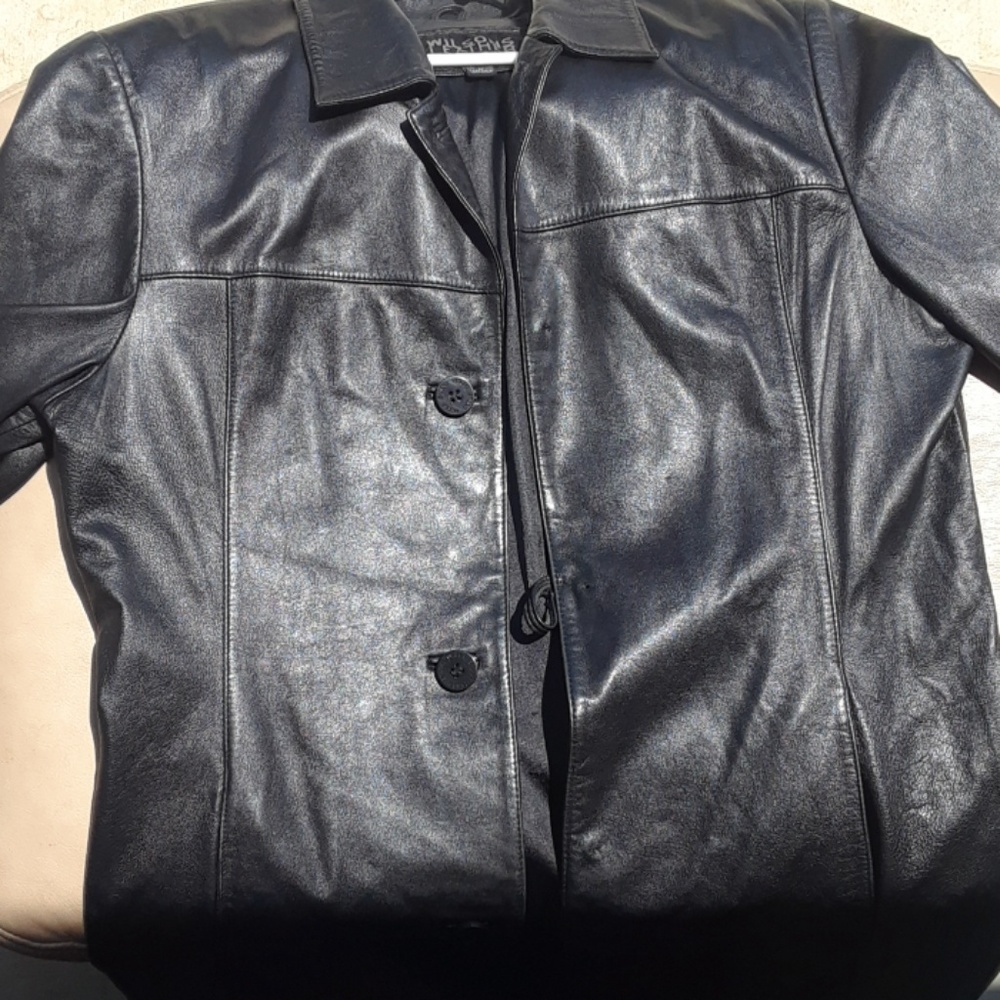 Leather jacket